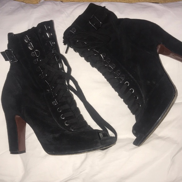 Sam Edelman Belmont Open Toe Bootie - Picture 4 of 6